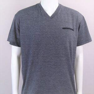 Mens Attitude Gold Heather Gray T Shirt Size XL